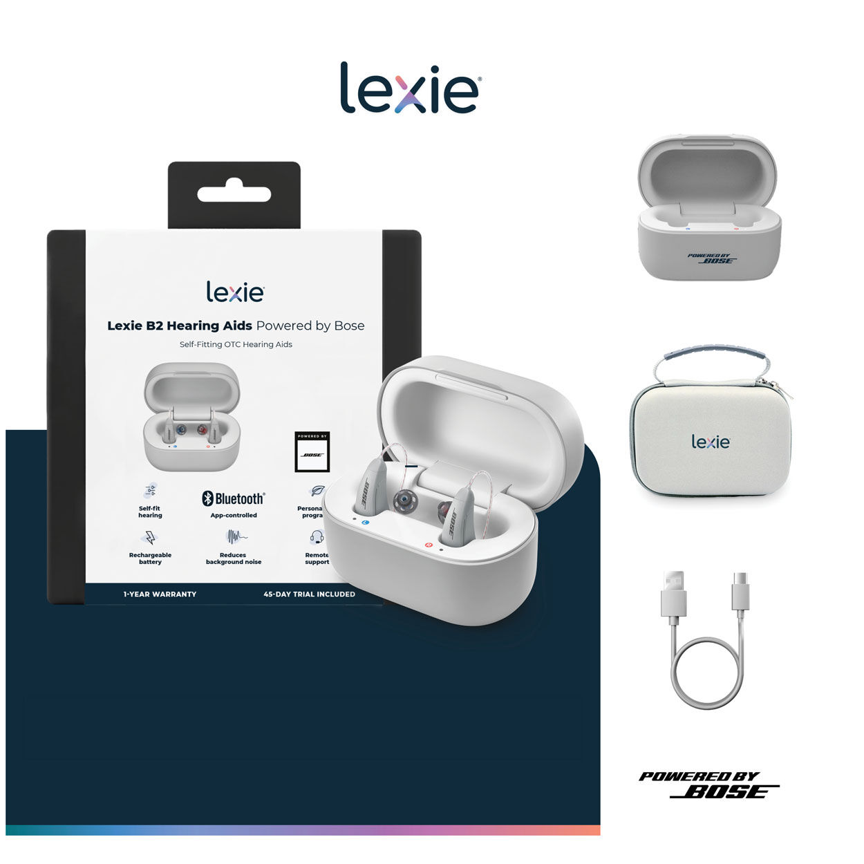 REALIZE ボディケア機器 Lexie B2+ Powered by Bose w/ Care Kit | UnitedHealthcare Hearing