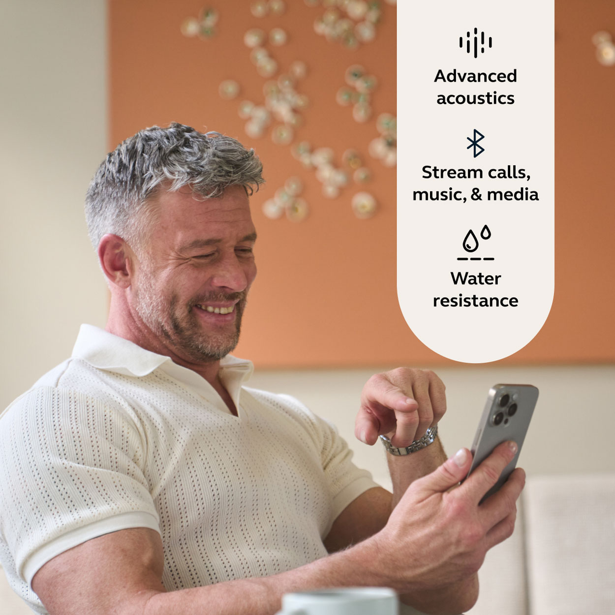 Jabra Enhance Select 300 w/Premium Care, Warm Gray image number 5