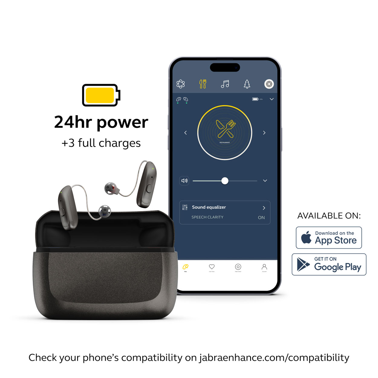 Jabra Enhance Select 300 w/Premium Care, Warm Gray image number 8