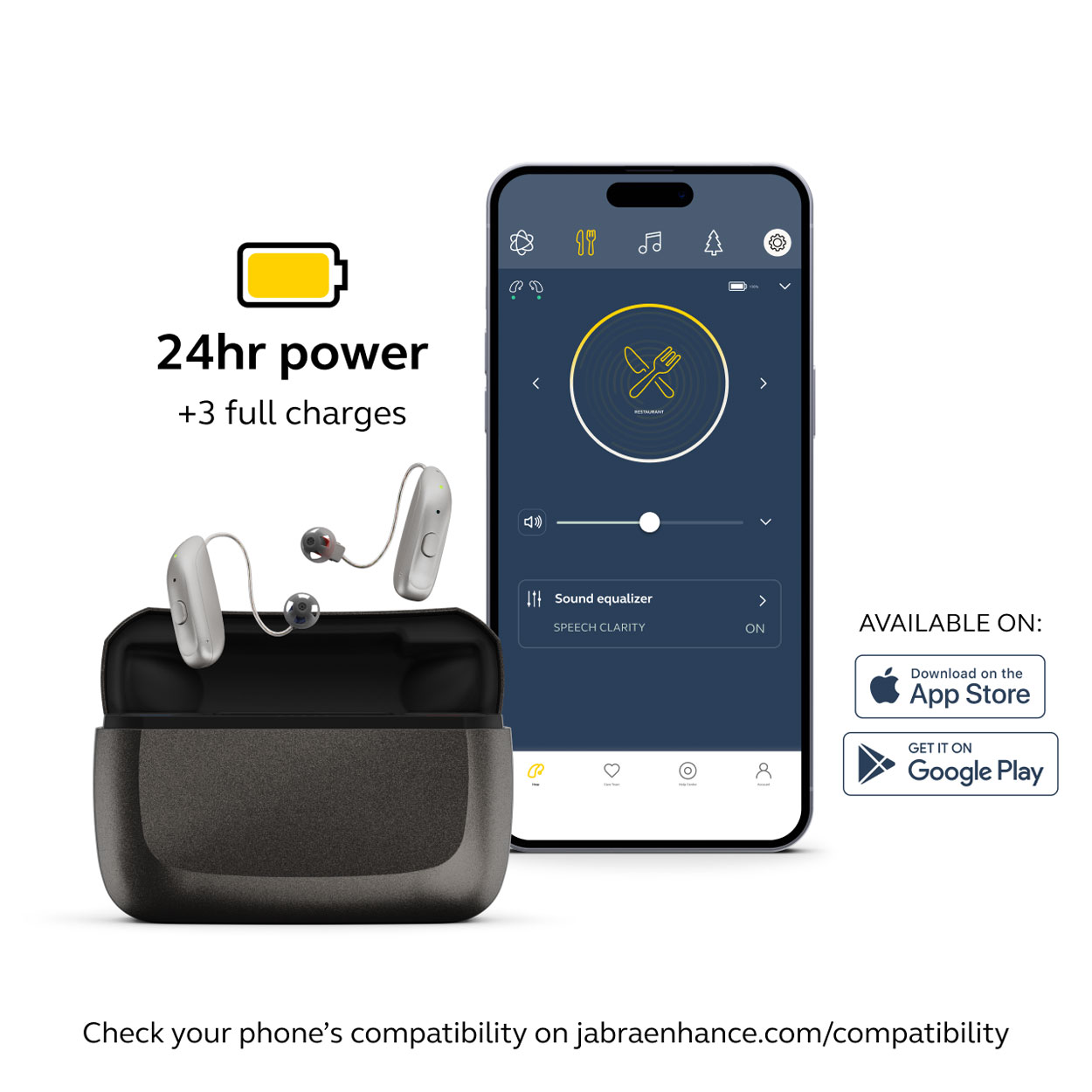 Jabra Enhance Select 300 w/Premium Care, Sparkling Silver image number 8