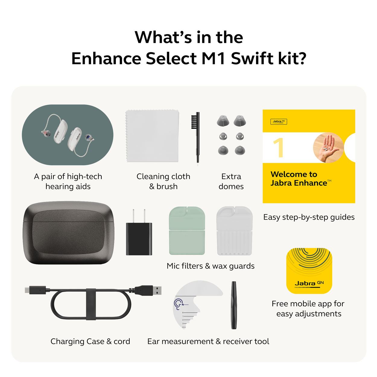Jabra Enhance Select M1 Swift,, image number 9