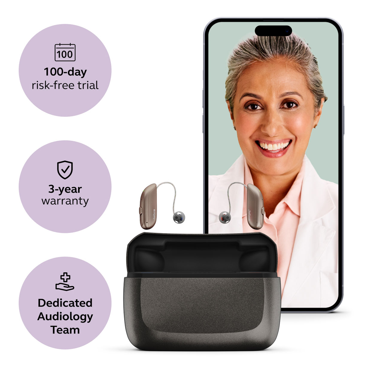 Jabra Enhance Select 300 w/Premium Care, Bronze image number 1