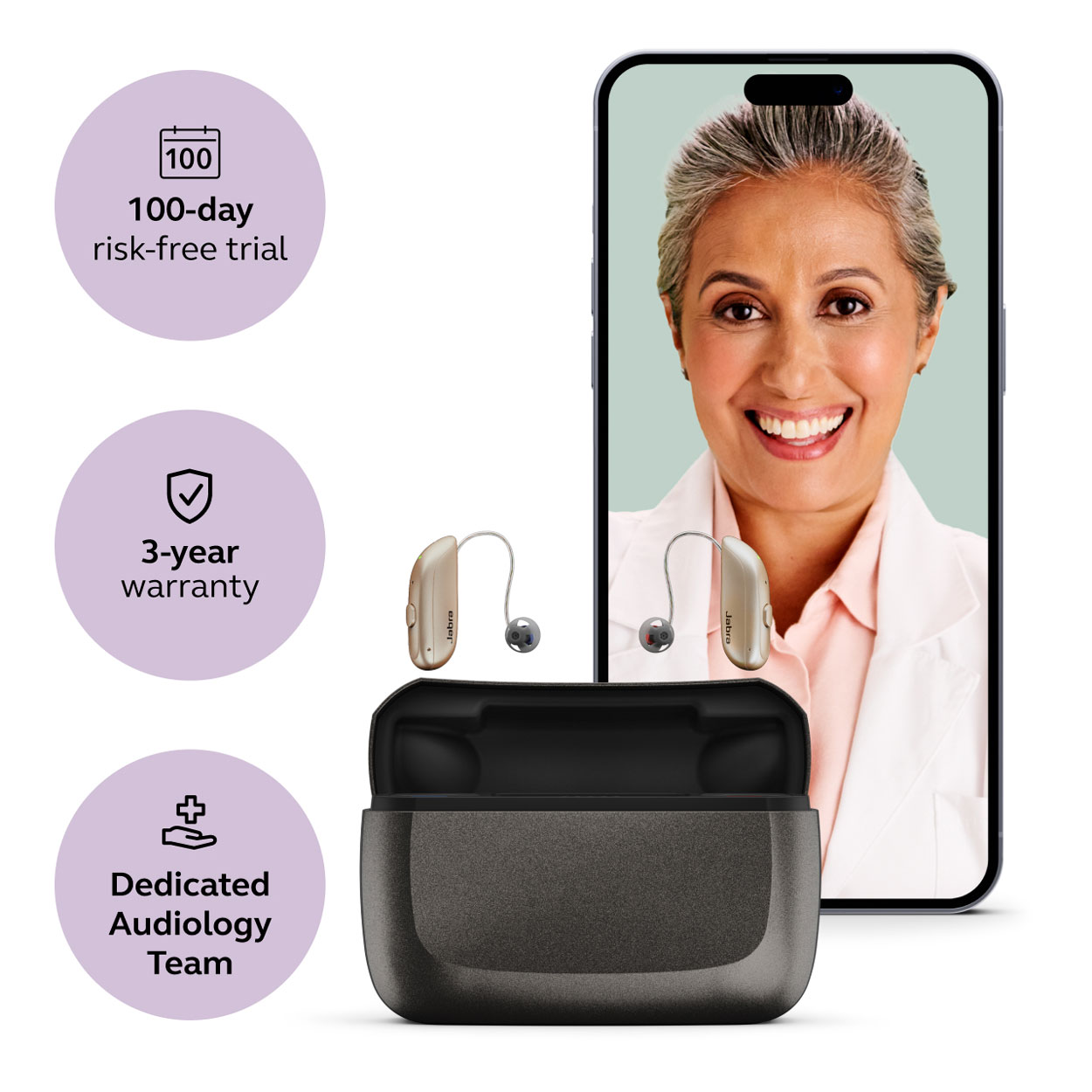 Jabra Enhance Select 300 w/Premium Care, Gold image number 1