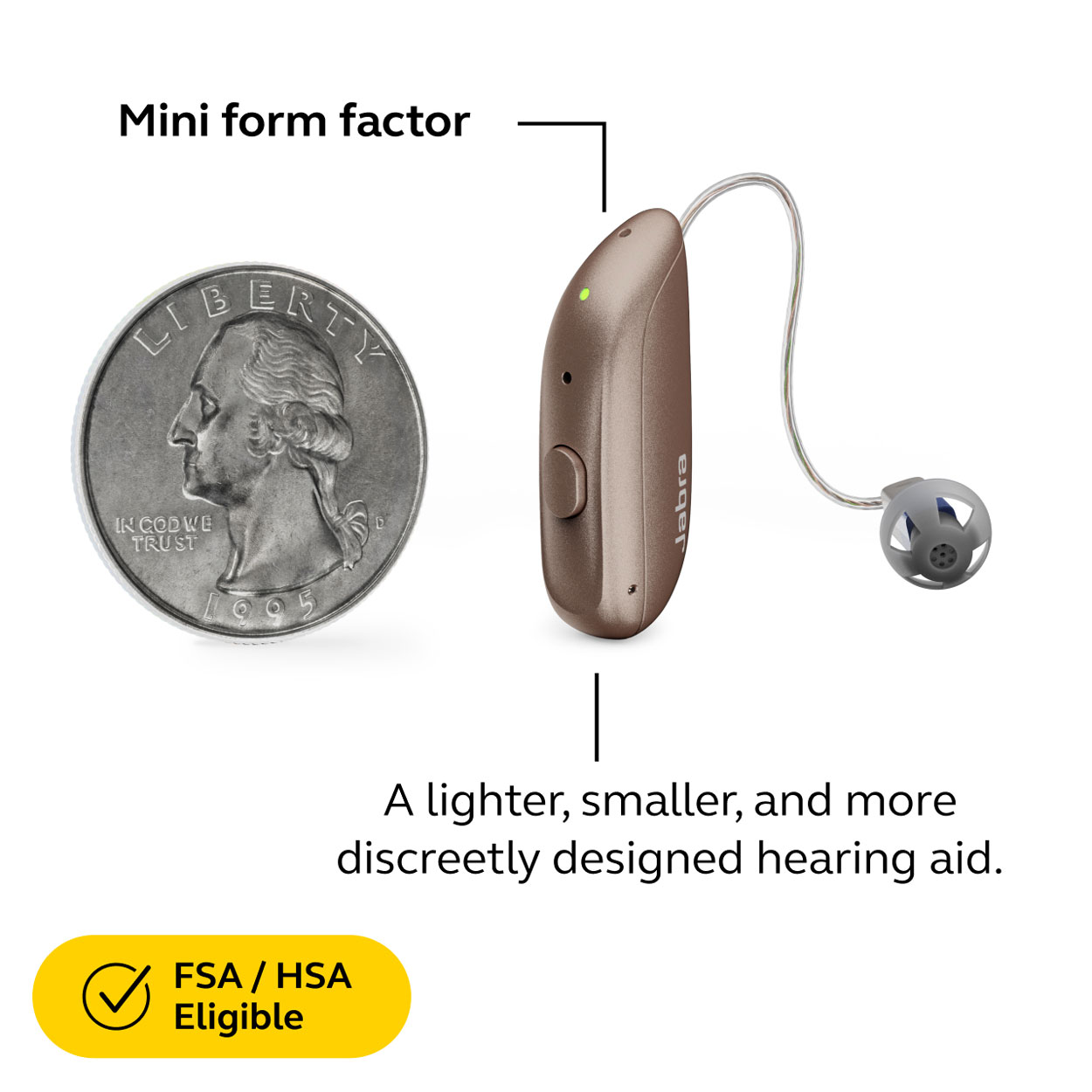 Jabra Enhance Select 300 w/Premium Care, Bronze image number 4