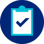 Path selection clipboard checked icon